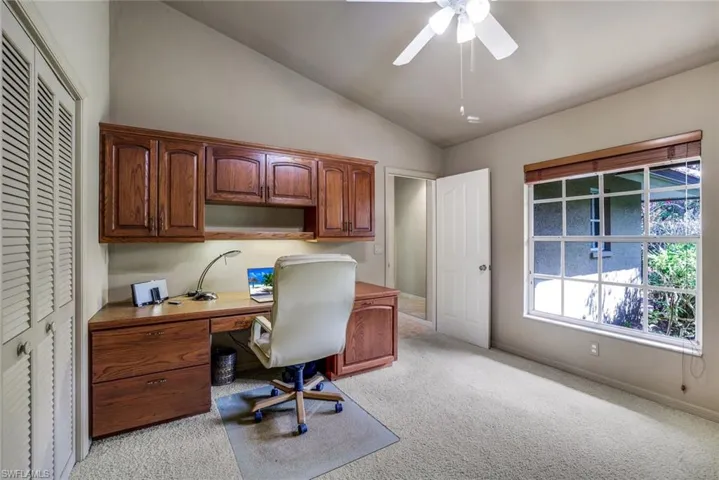 Bedroom 4 with built in desk