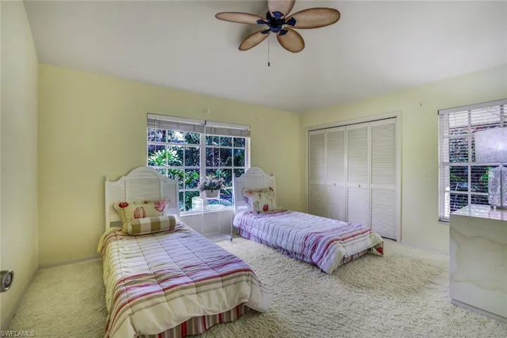 Spacious  third bedroom with ensuite bath