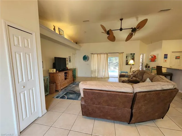 looking from inside front door