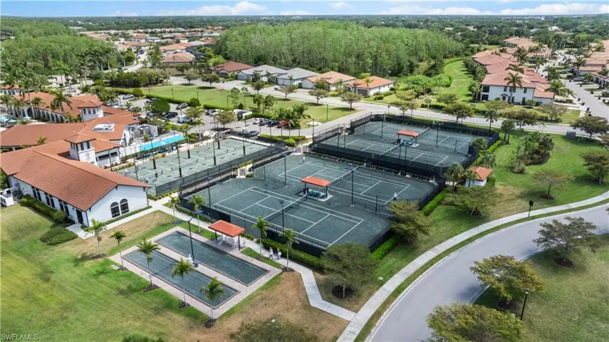 Tennis Courts, Pickleball Courts and Bocce Ball Courts