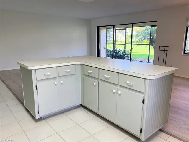 Kitchen featuring light hardwood / wood-style floors