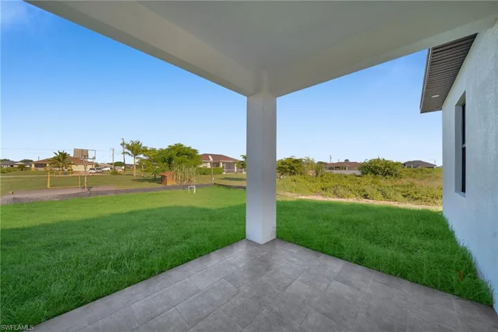 View of patio