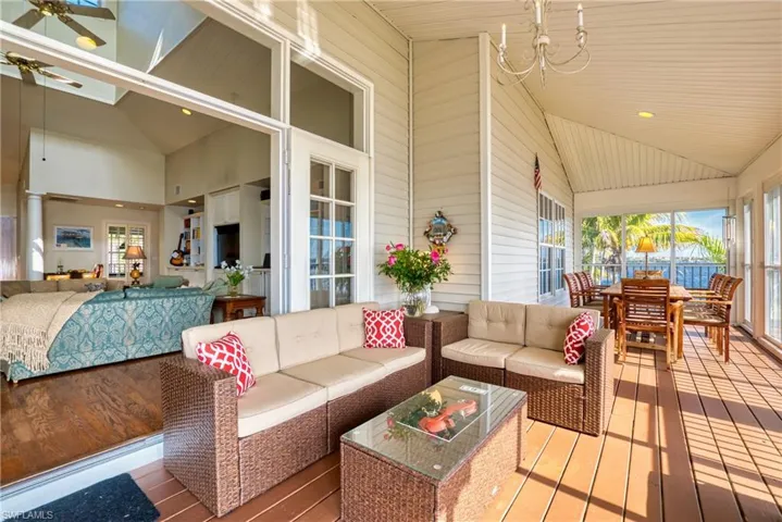 Deck featuring outdoor dining space
