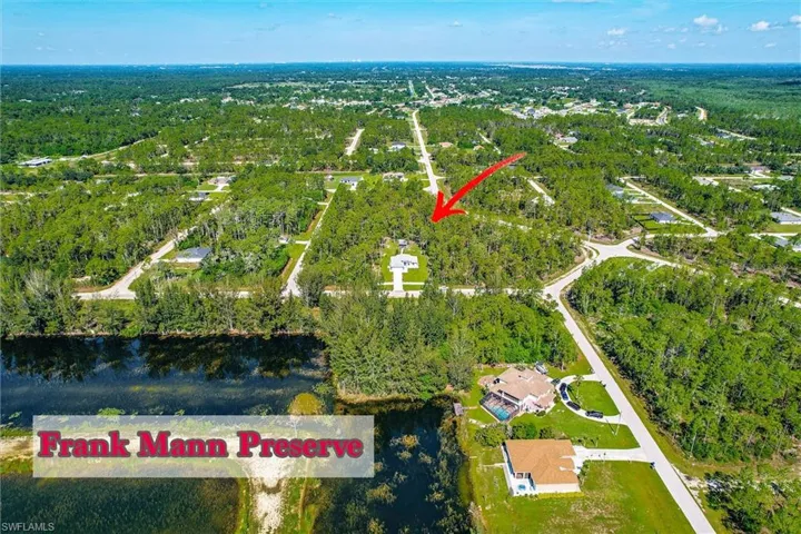 Expansive treed lot with partial water frontage