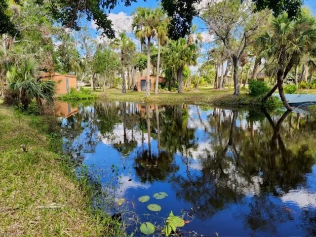 View of property view of water