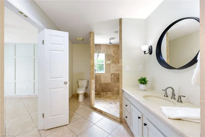Master Bathroom with walk in shower