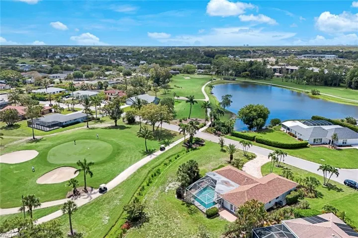 With golf course view