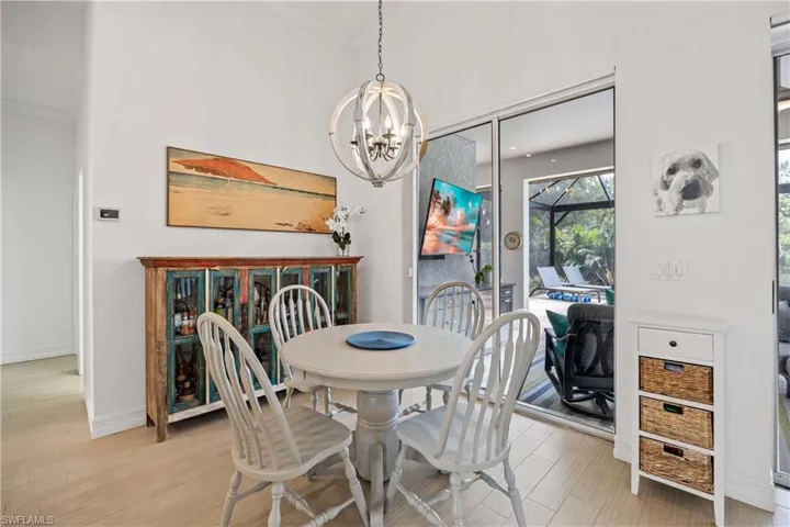 Second casual dining area