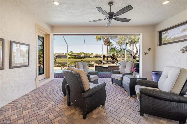 Covered Lanai and Screened in Patio