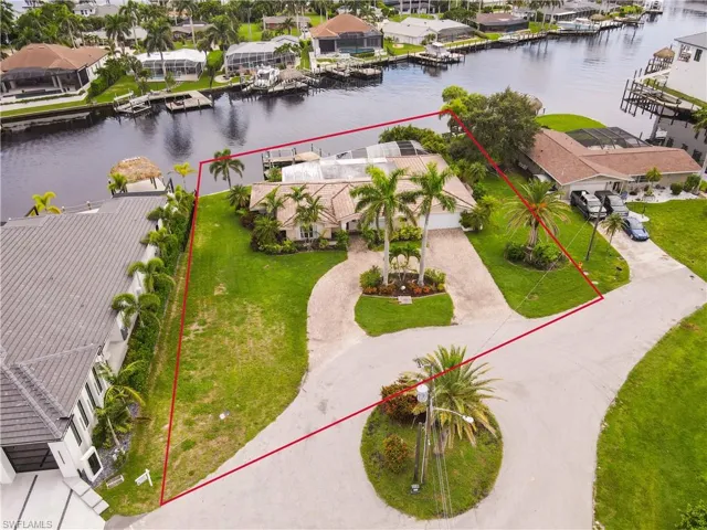 Aerial perspective lot lines