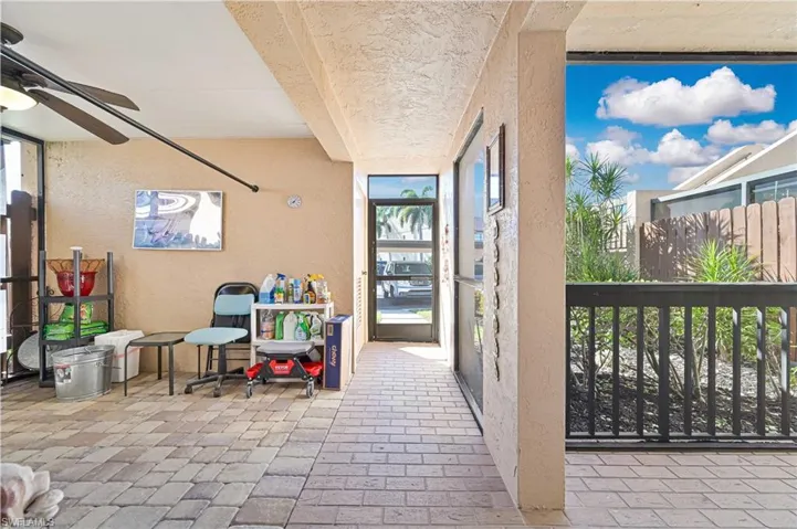View of patio
