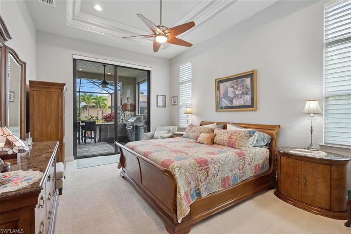Main bedroom with view toward lanai