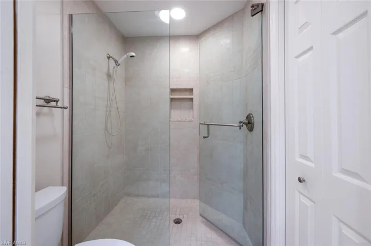 Master renovated shower