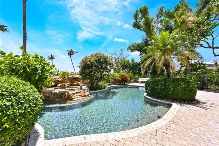 View of pool