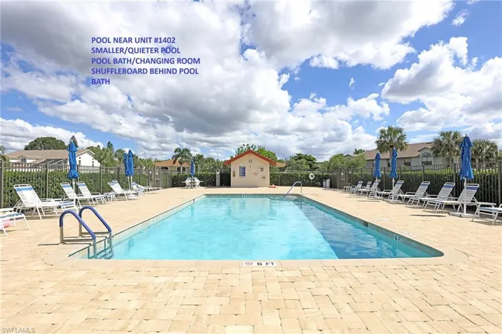 2ND - SMALLER / QUIETER POOL NEAR UNIT #1402