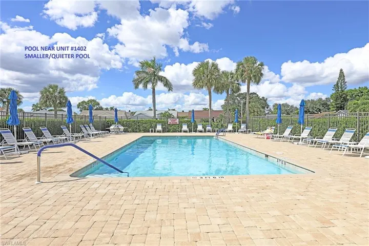 2ND - SMALLER / QUIETER POOL - NEAR UNIT #1402