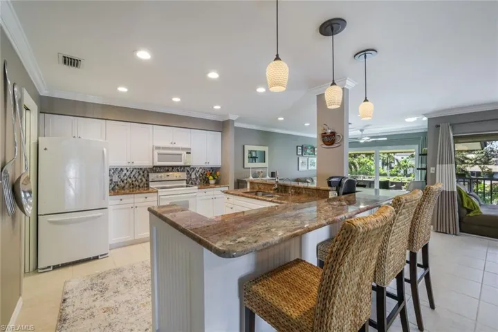 Kitchen open for easy entertaining