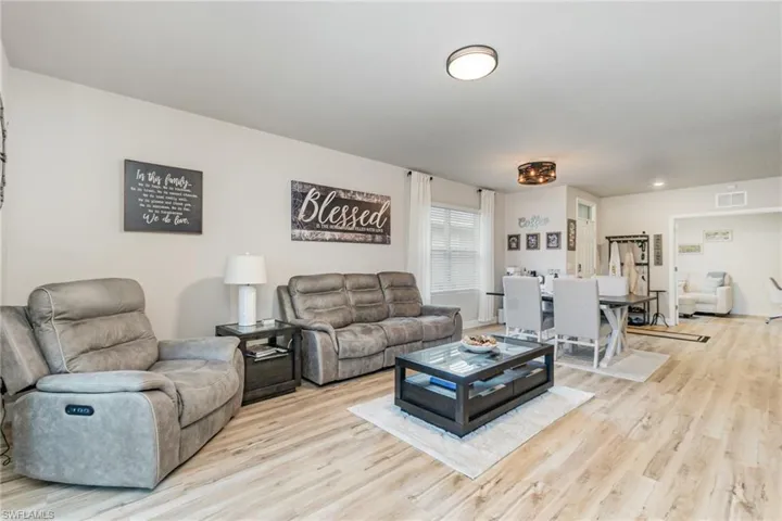 Large living area perfect for entertaining.