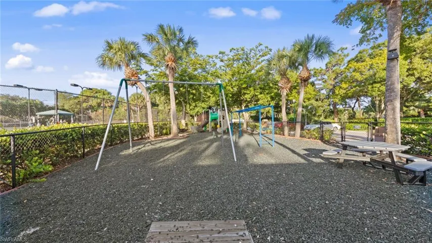 View of community playground