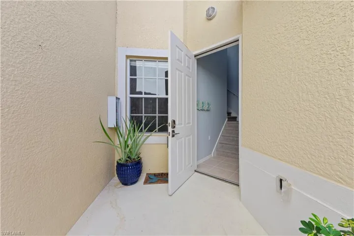 Doorway to property