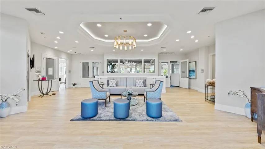 Clubhouse lobby