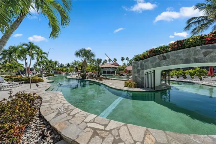 View of pool
