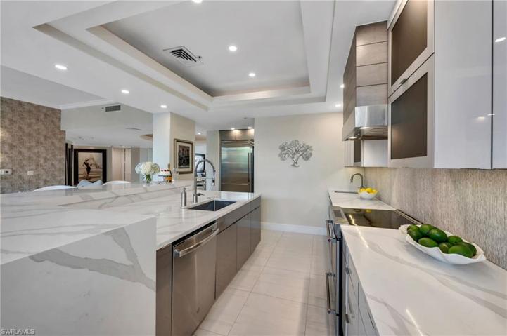 You will love whipping up things on your induction top range.  There is so much counter and cabinetry space in this fabulous kitchen!
