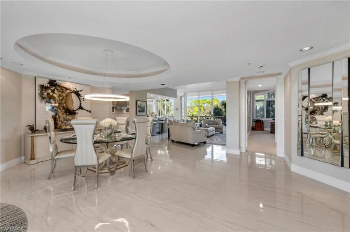 As one enters the condominium from the foyer and elevator, is an expansive view in either direction.