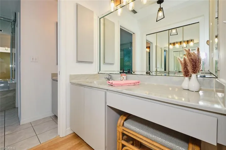 Primary bathroom includes a urinal