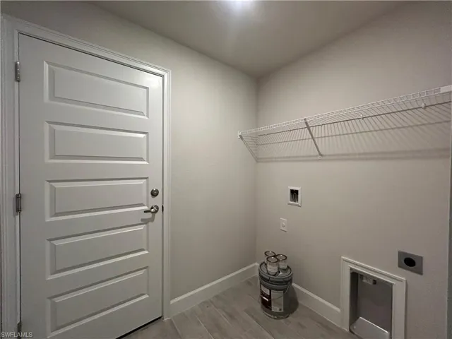 Laundry Area with Hookups for Washer & Dryer