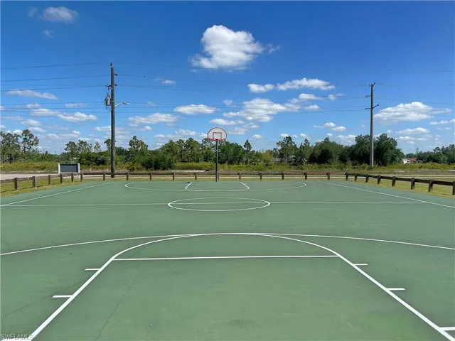 View of Community Basketball Court