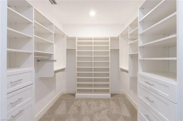 Custom closets! Absolute top of the line design. BTW in ALL closets throughout the home