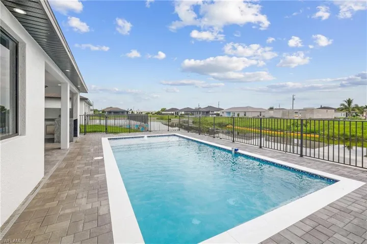 View of pool