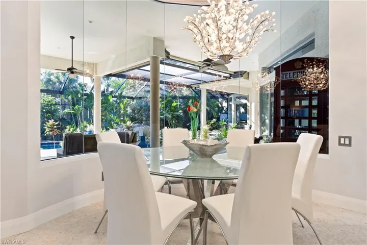 Dining space featuring baseboards