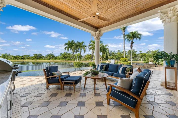 Such privacy from your lanai overlooking the majectic lake and preserve in the far distance.