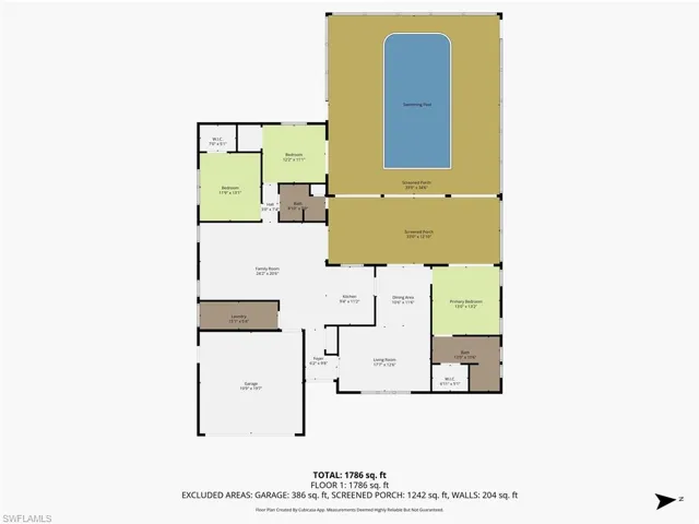 View of floor plan / room layout