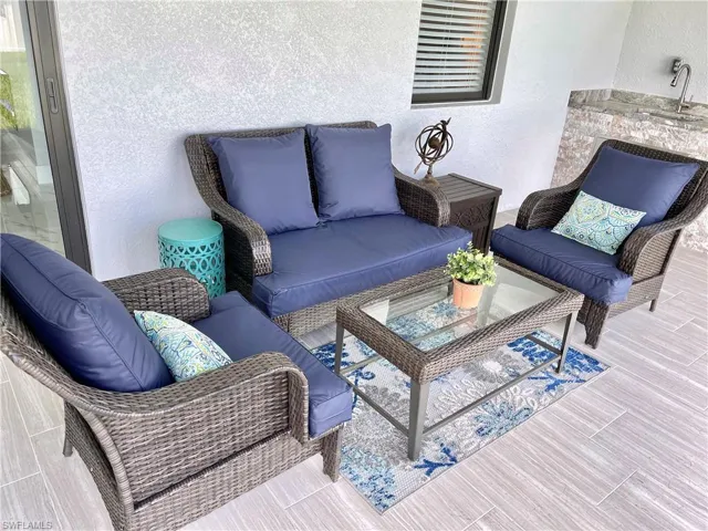 View of patio / terrace with sink