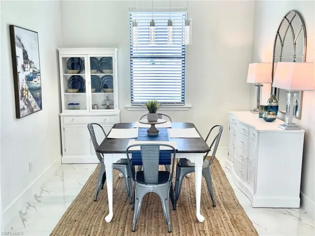 View of dining area