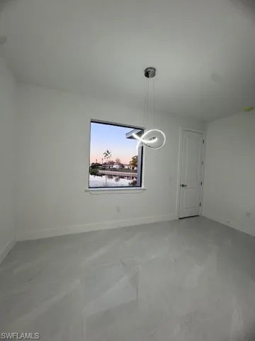 View of unfurnished dining area