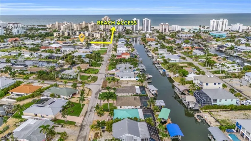 Drone / aerial view with a water view  - Virtually Edited Image