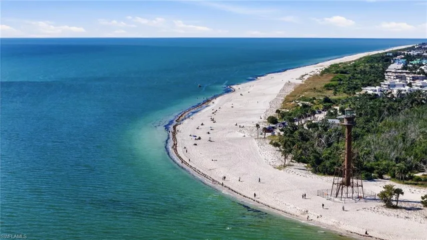 Aerial view of extended coastline - Virtually Edited Image