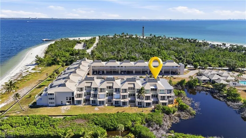 Drone / aerial view of unending shoreline - Virtually Edited Image