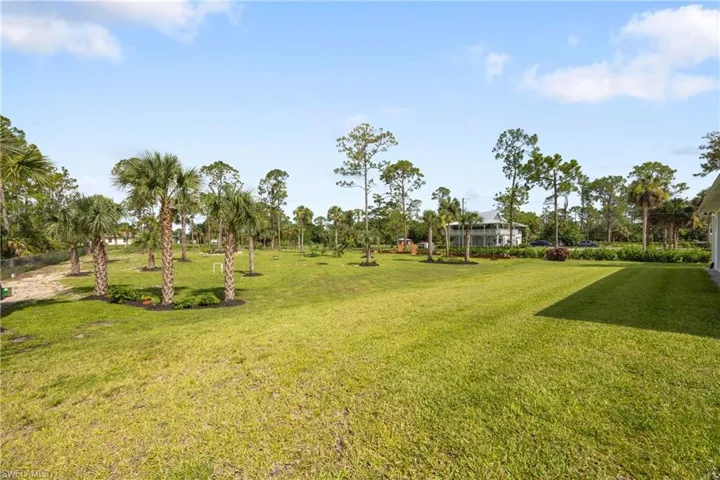 View of green lawn