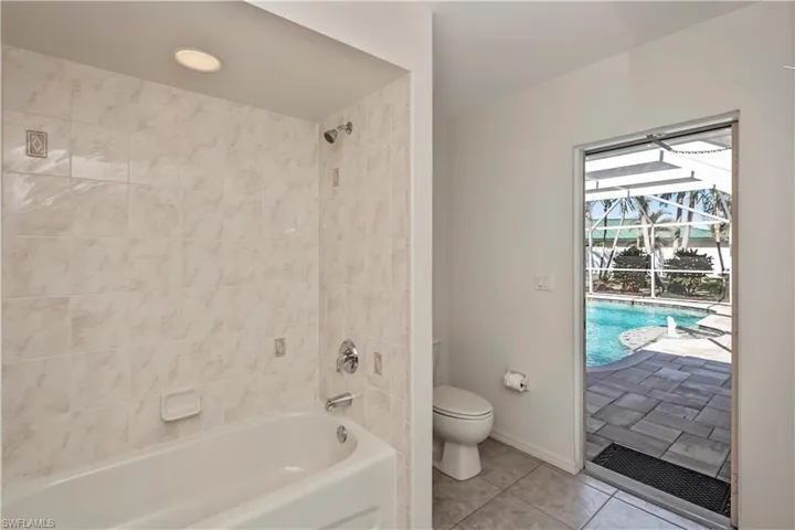 Guest bath is a pool bath