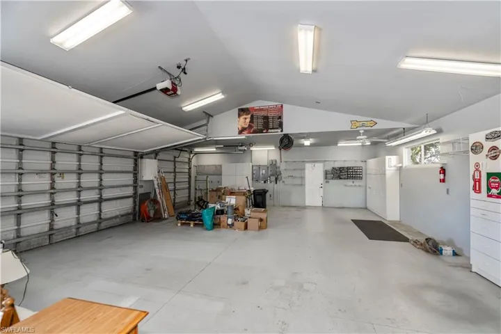 1300 sq ft Garage with cathedral ceiling