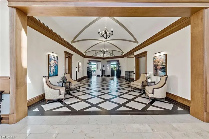 View of community lobby
