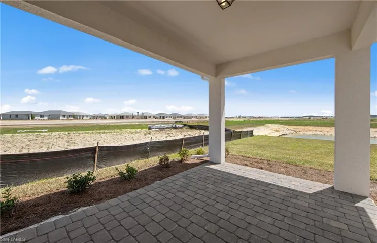 View from patio - room for pool!
