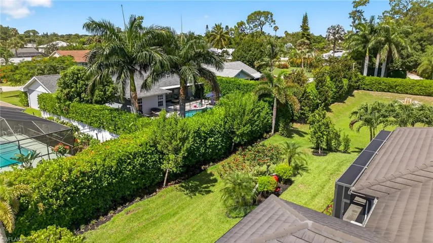 Drone / aerial view to rear of property