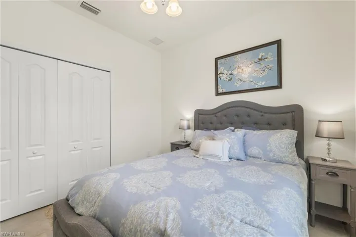 Bedroom with a closet