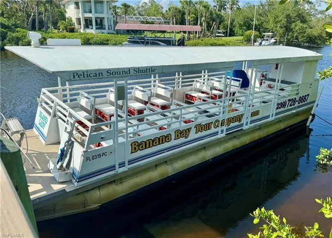 Pelican Sound boat shuttle to Lovers Key
